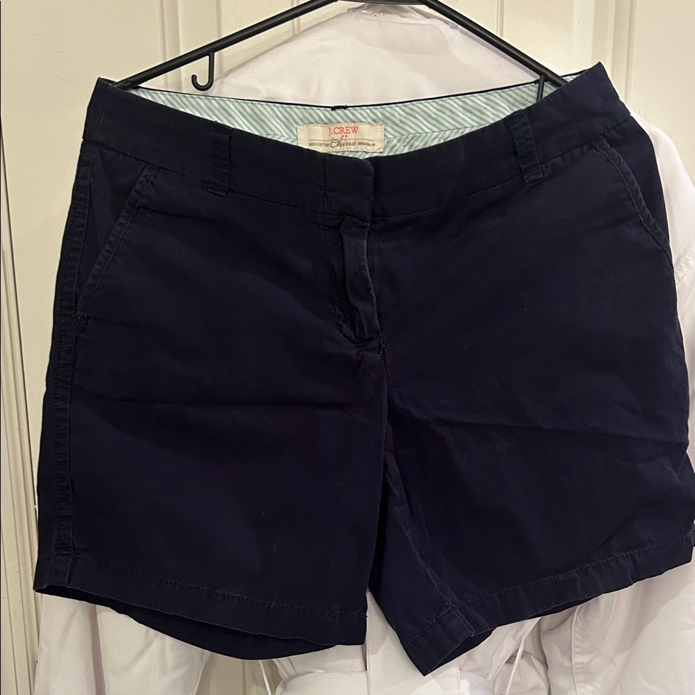 J. Crew Ladies Navy Chino shorts